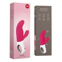 Вибратор с клиторальным стимулятором Fun Factory Miss Bi нежно-розовый