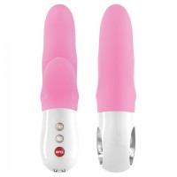Вибратор с клиторальным стимулятором Fun Factory Miss Bi нежно-розовый