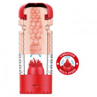 Реалистичный мастурбатор в колбе с вибрацией Pretty Love Emily