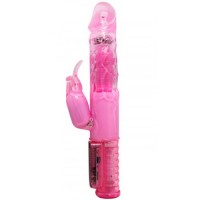 Вибратор Hi-tech со стимулятором клитора Lovely Friend 27 см Вибратор Hi-tech со стимулятором клитора Lovely Friend 27 см