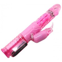 Вибратор Hi-tech со стимулятором клитора Lovely Friend 27 см Вибратор Hi-tech со стимулятором клитора Lovely Friend 27 см