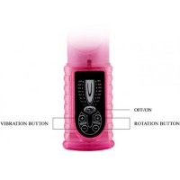 Вибратор Hi-tech со стимулятором клитора Lovely Friend 27 см Вибратор Hi-tech со стимулятором клитора Lovely Friend 27 см