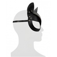 Маска-кошка для ролевых игр декорированная стразами