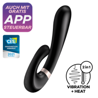 Смарт-вибратор с функцией нагрева Satisfyer Heat Wave черный