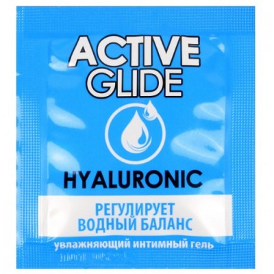 Увлажняющий интимный гель Active Glide Hyaluronic 3 гр, пробник Увлажняющий интимный гель Active Glide Hyaluronic 3 гр, пробник