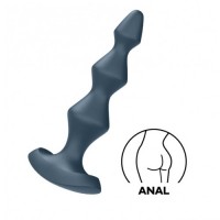 Анальная виброёлочка Satisfyer Lolli Plug 1 серая
