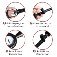 Вакуумная помпа с манометром Men Powerup Вакуумная помпа с манометром Men Powerup