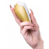 Вакуумно-волновой стимулятор клитора Satisfyer Love Breeze золотой