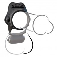 Двойное эрекционное кольцо с вибрацией Fantasy C-Ringz Rock Hard Vibrating Ring