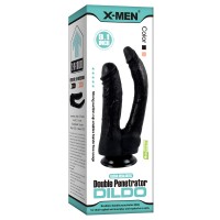 Двойной фаллоимитатор с присоской X-Men Double Penetrator Dildo 20 и 24 см Двойной фаллоимитатор с присоской X-Men Double Penetrator Dildo 20 и 24 см