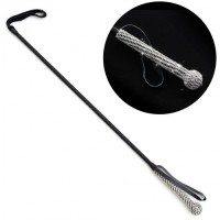 Кожаный стек с декорированной стразами рукоятью 73 см Кожаный стек с декорированной стразами рукоятью 73 см