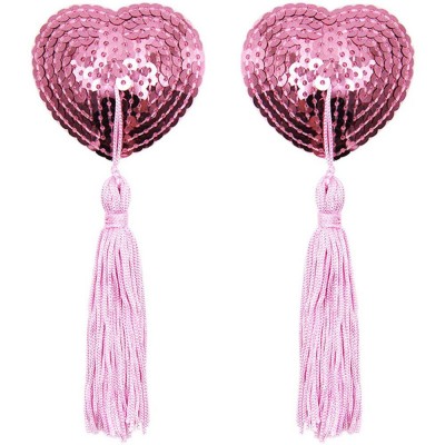 Розовые пэстисы для груди с пайетками Розовые пэстисы для груди с пайетками