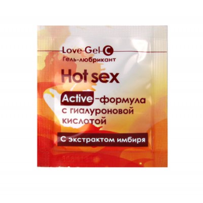 Разогревающий гель-любрикант LoveGel C Hot Sex 4 гр, пробник
