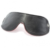 Маска на глаза из натуральной кожи красного цвета Маска на глаза из натуральной кожи красного цвета