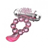 Эрекционное кольцо с вибрацией Pleasure Tongue Эрекционное кольцо с вибрацией Pleasure Tongue