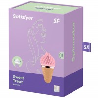 Вращающийся стимулятор Satisfyer Sweet Treat розовый