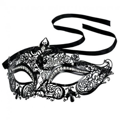 Металлическая маска с кристаллами Металлическая маска с кристаллами