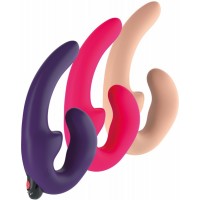 Безремневой страпон с вибрацией Fun Factory Sharevibe розовый