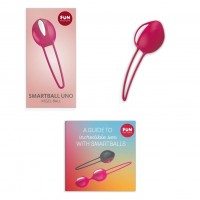 Вагинальный шарик Fun Factory Smartball Uno красно-белый Вагинальный шарик Fun Factory Smartball Uno красно-белый