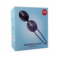 Вагинальные шарики Fun Factory Smartballs Duo черно-серые