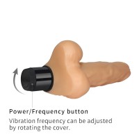 Реалистичный вибратор с мошонкой Xtreme Feel Cyberskin 20 см