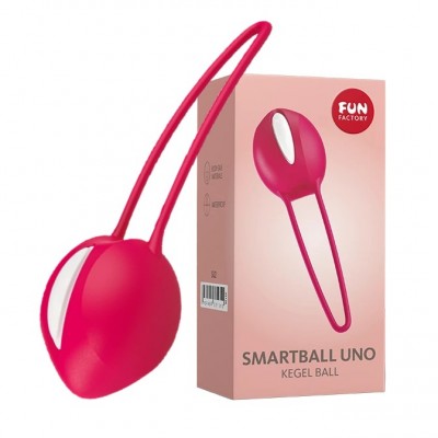 Вагинальный шарик Fun Factory Smartball Uno красно-белый Вагинальный шарик Fun Factory Smartball Uno красно-белый