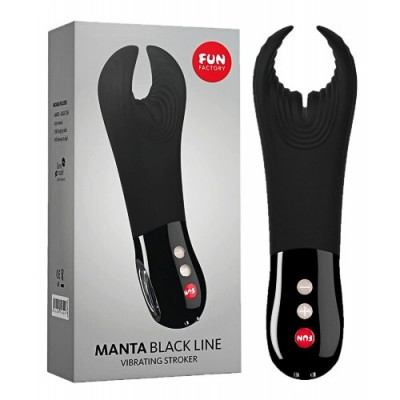Мастурбатор с вибрацией Fun Factory Manta черный Мастурбатор с вибрацией Fun Factory Manta черный