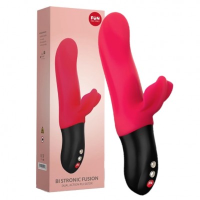 Пульсатор Fun Factory со стимуляцией клитора Bi Stronic Fusion красный Пульсатор Fun Factory со стимуляцией клитора Bi Stronic Fusion красный