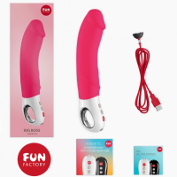 Вибратор Fun Factory Big Boss G5 розовый