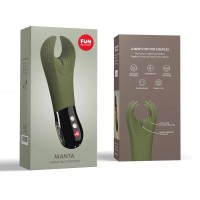 Мастурбатор с вибрацией Fun Factory Manta хаки