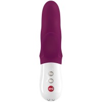 Вибратор с клиторальным стимулятором Fun Factory Miss Bi ежевичный