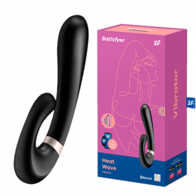 Смарт-вибратор с функцией нагрева Satisfyer Heat Wave черный