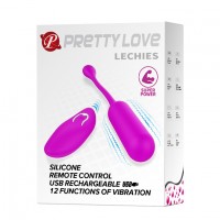Перезаряжаемое виброяйцо Pretty Love Lechies с беспроводным управлением