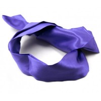 Фиолетовая сатиновая маска-лента на глаза Фиолетовая сатиновая маска-лента на глаза