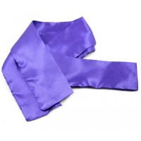 Фиолетовая сатиновая маска-лента на глаза Фиолетовая сатиновая маска-лента на глаза