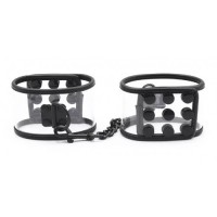 Наручники прозрачные на заклепках