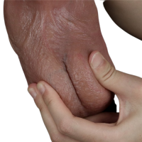 Реалистичный фаллос-мулат с большой мошонкой Lovetoy Silicone Cock 27 см Реалистичный фаллос-мулат с большой мошонкой Lovetoy Silicone Cock 27 см