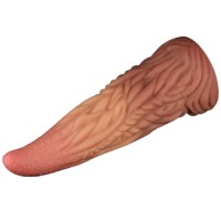 Фаллос-язычок с рельефным стволом Lovetoy Nature Cock Tongue 25 см