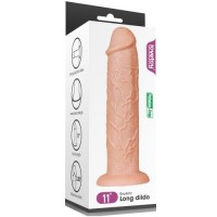 Большой фаллос на присоске Lovetoy Realistic Long Dildo 28 см