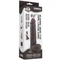 Черный фаллоимитатор на присоске Lovetoy Sliding-Skin Dual Layer Dong 23 см Черный фаллоимитатор на присоске Lovetoy Sliding-Skin Dual Layer Dong 23 см