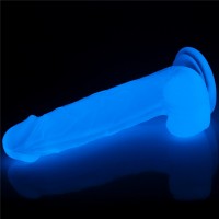 Светящийся в темноте фаллос на присоске Lumino Play Dildo 19 см