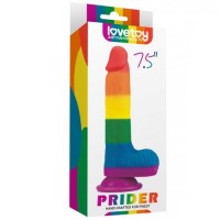 Радужный фаллоимитатор Prider Dildo 20 см