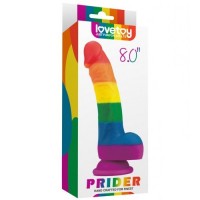 Радужный фаллоимитатор Prider Dildo 21 см