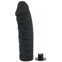 Черный страпон с трусиками Silicone Strap-On