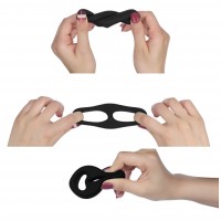 Двойное эрекционное кольцо Ultra Soft Platinum-Cure Silicone Cockring
