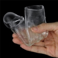 Прозрачная насадка на пенис Flawless Clear Penis Sleeve + 2,5 см