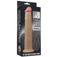 Реалистичный вибратор с ротацией Dual Layered Silicone Rotator 25 см