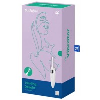 Точечный стимулятор с вибрацией Satisfyer Twirling Delight белый