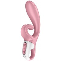 Смарт-вибратор кролик с гибким клиторальным отростком Satisfyer Hug Me Pink