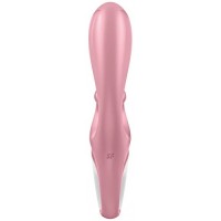 Смарт-вибратор кролик с гибким клиторальным отростком Satisfyer Hug Me Pink